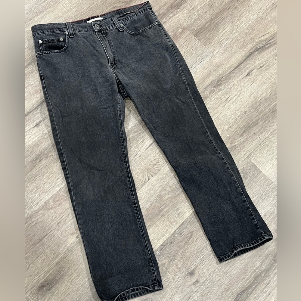 Men’s L.L. Bean 36W 29L Faded Black Vintage VTG Jeans